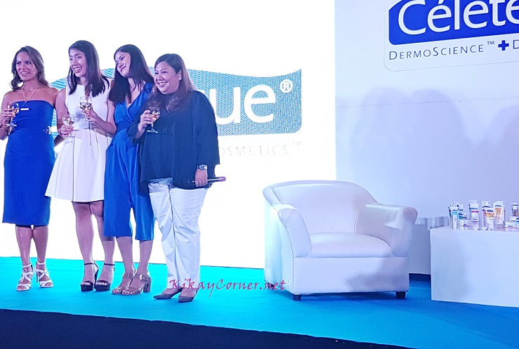 celeteque dermo executives and gelli victor toast to 10th year